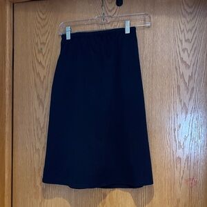 Modesty in Motion, girls blue uniform skirt with shorts, Small